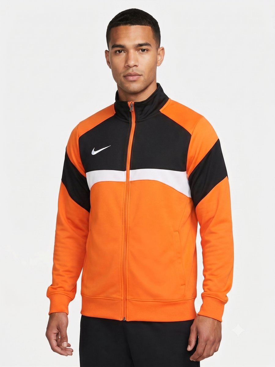 NIKE TRACK JACKET DRY ACADEMY I96 EUPHORIA - BLACK/WHITE/TOTAL ORANGE #3