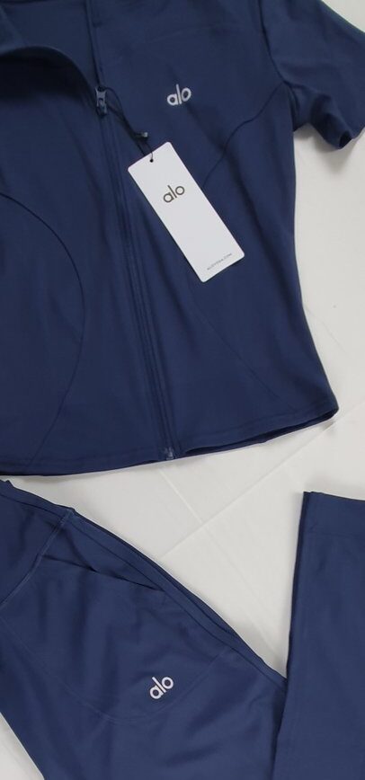 Alo Yoga Set Navy (Jacke + Hose) #3