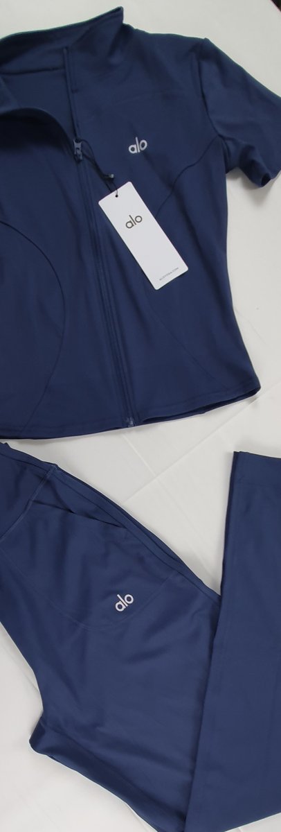 Alo Yoga Set Navy (Jacke + Hose) #3