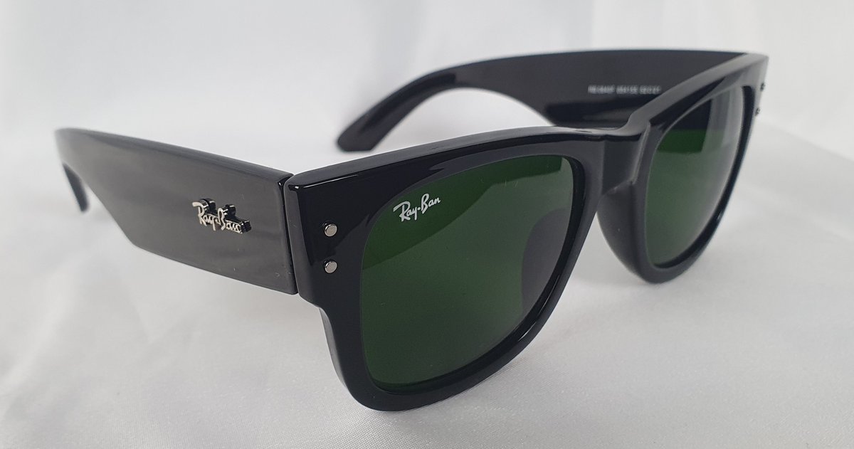 Ray-Ban Mega Wayfarer RB0840F schwarz grün #1