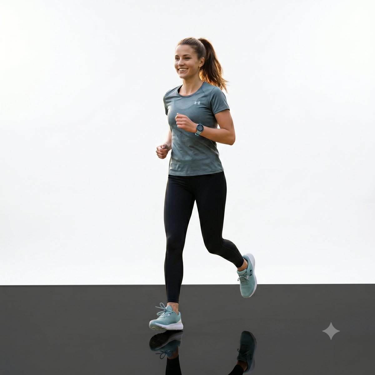 Under Armour Charged Assert Mintgrün/Weiß #1