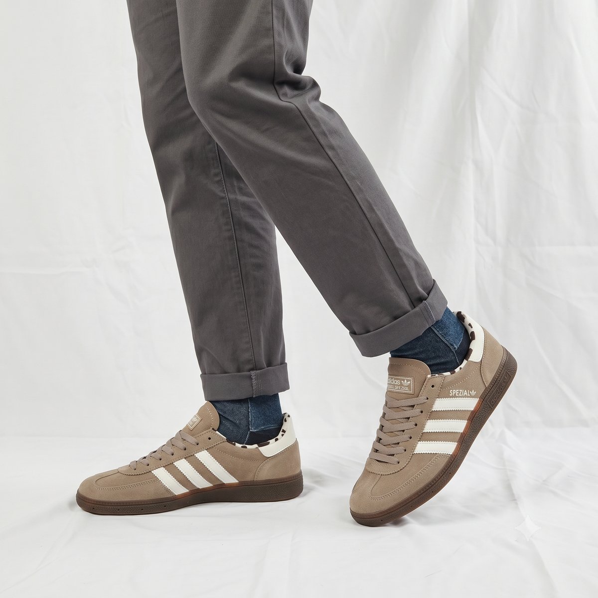 Adidas Handball Spezial Beige/Kuhfell-Print #1