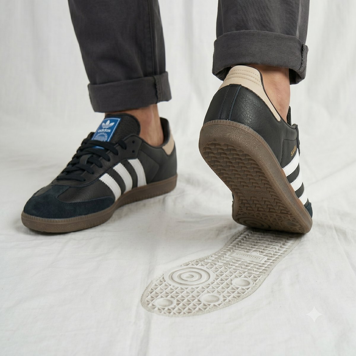 Adidas Samba OG Schwarz/Weiß Patent Leather #1