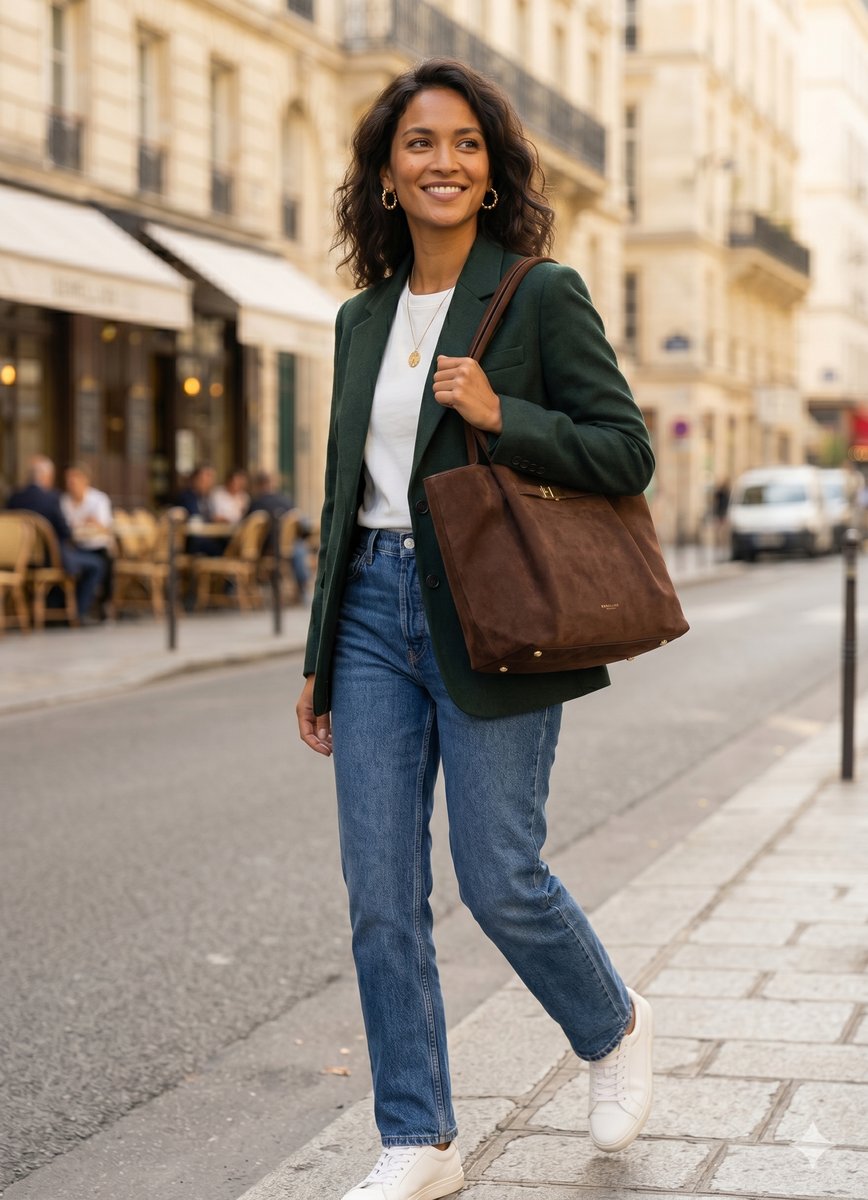 DeMellier London Tasche Braun Suede #1