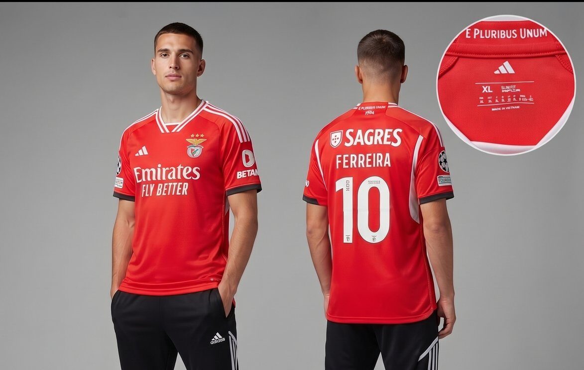 Adidas SL Benfica Heimtrikot 2024/25 Rot (Soraya 18) #1
