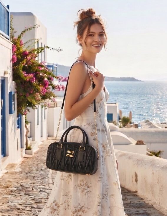 Miu Miu Matelassé Tasche schwarz mit Box #1