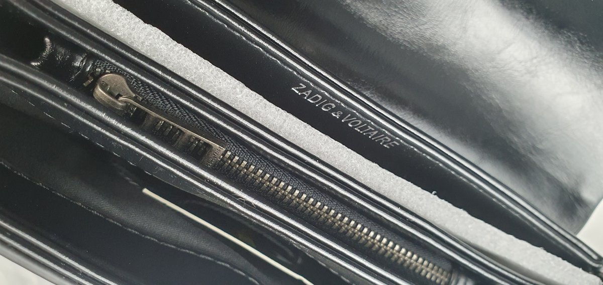 Zadig et Voltaire Clutch schwarz mit Dustbag #2