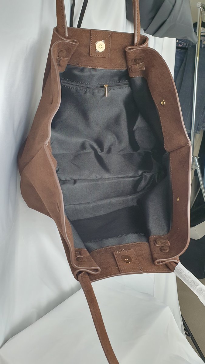 DeMellier London Tasche Braun Suede #2