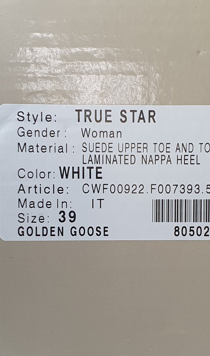 Golden Goose True Star Leder-Sneaker creme/weiß #3