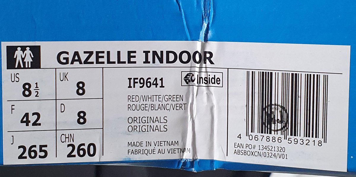 Adidas Gazelle Bold rot weiß #6