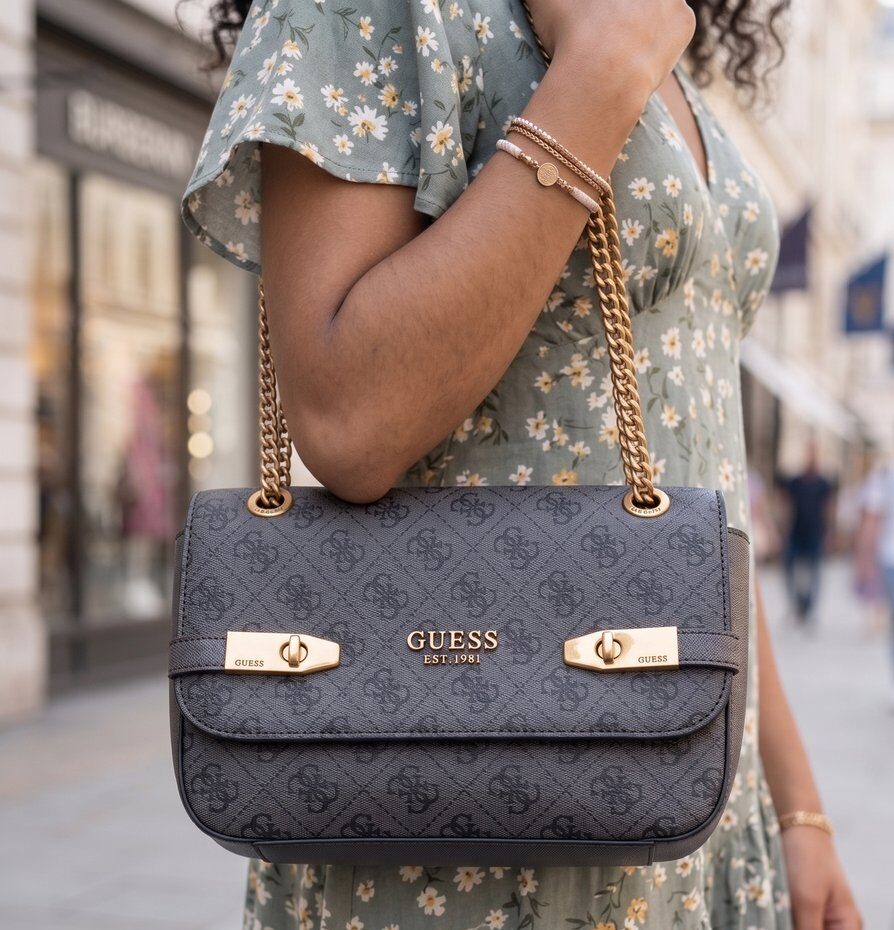 Guess Handtasche Grau 4G-Logo #2