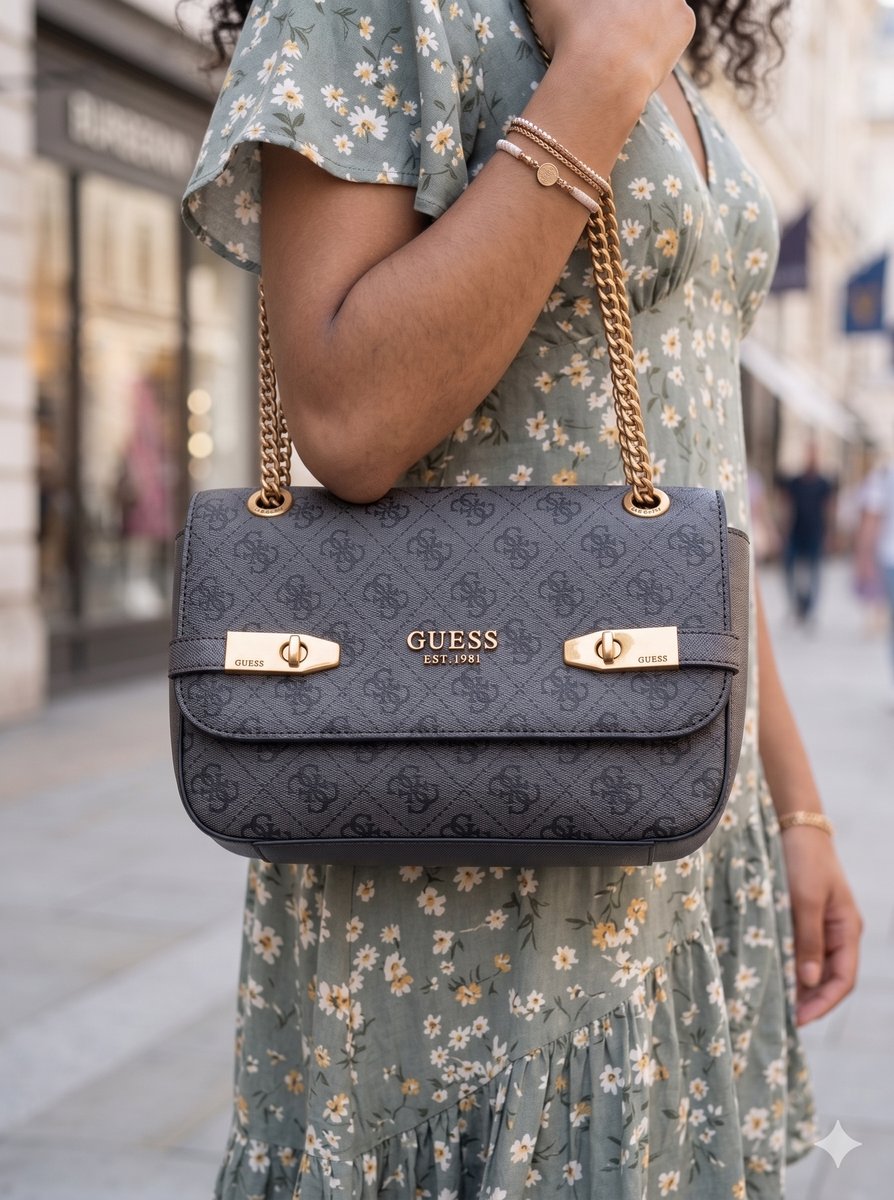 Guess Handtasche Grau 4G-Logo #2