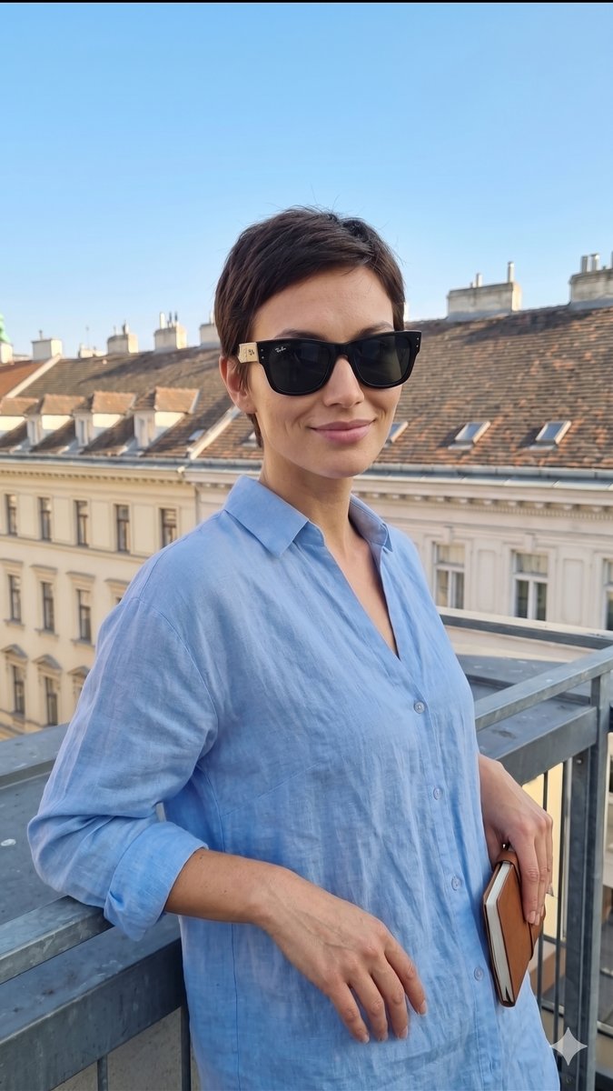 Ray-Ban Sonnenbrille Schwarz mit Etui #3