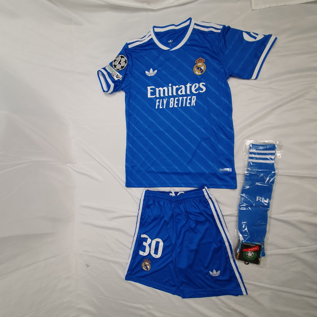 Real Madrid Adidas Trikot Set Blau #2