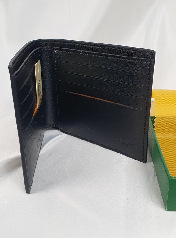 Goyard Geldbörse schwarz Chevron mit Box #2