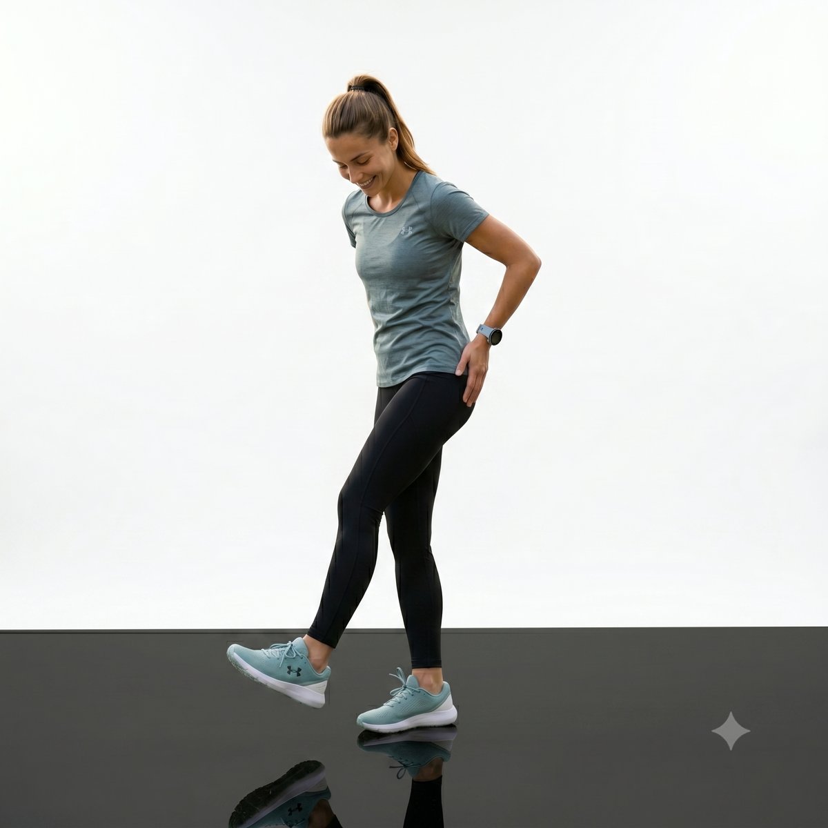 Under Armour Charged Assert Mintgrün/Weiß #2