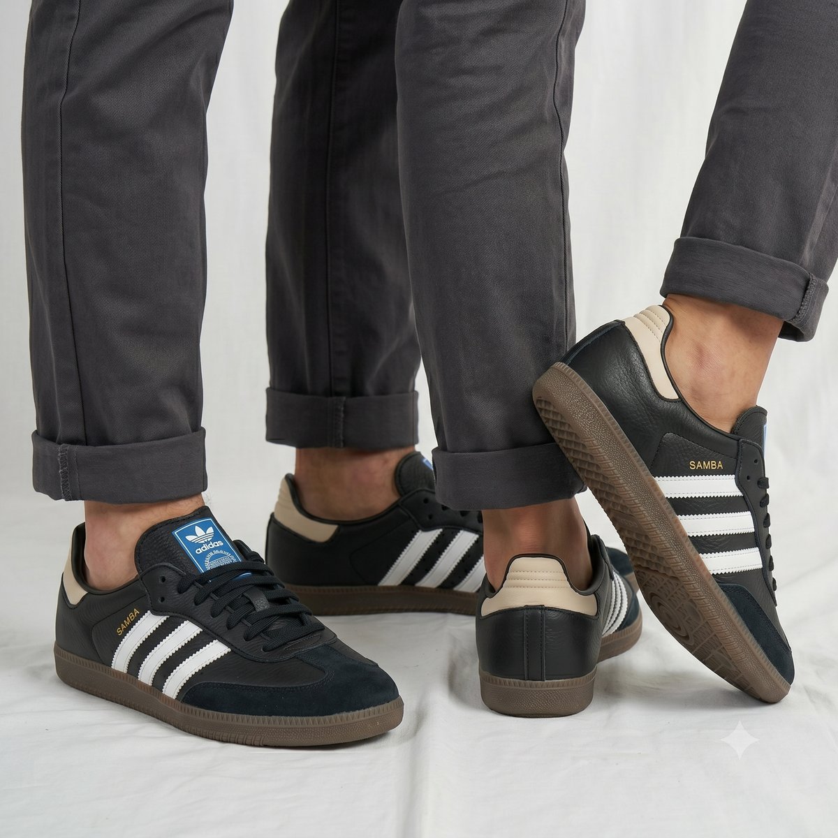 Adidas Samba OG Schwarz/Weiß Patent Leather #2