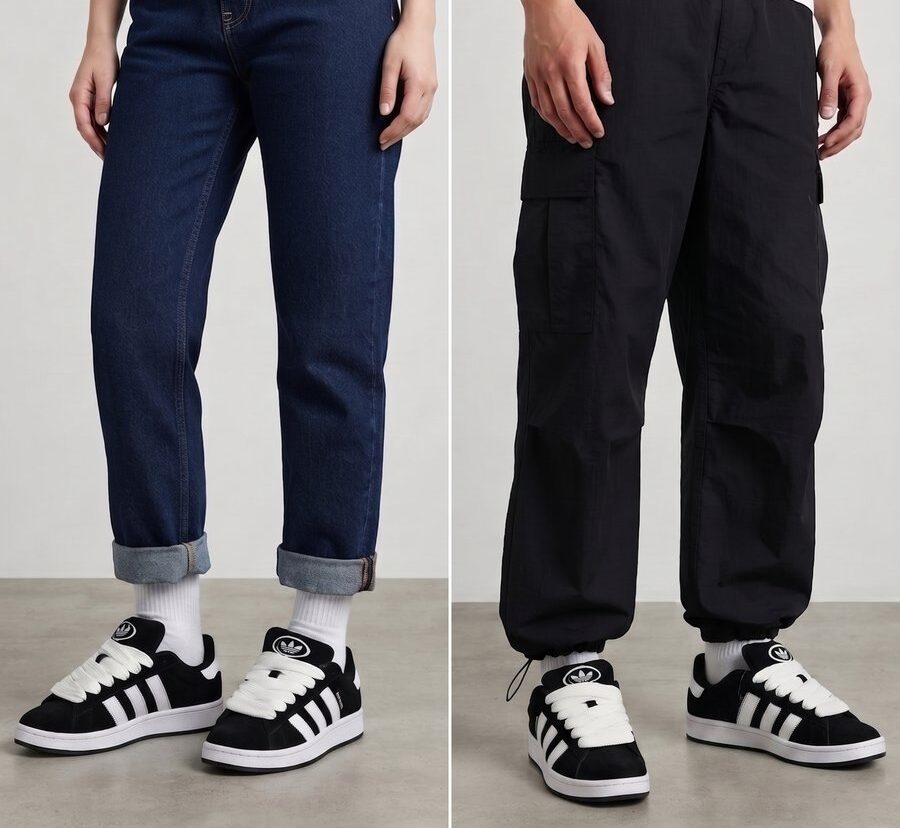 Adidas Originales Campus 00s Schwarz/Weiß #2