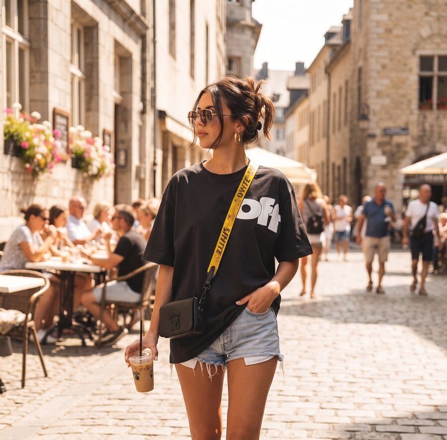 Off-White T-Shirt Schwarz #2