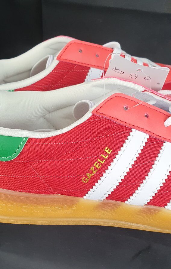 Adidas Gazelle Bold rot weiß #14