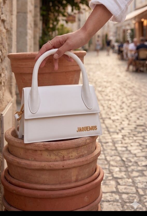 Jacquemus Le Bambino Tasche weiß #3