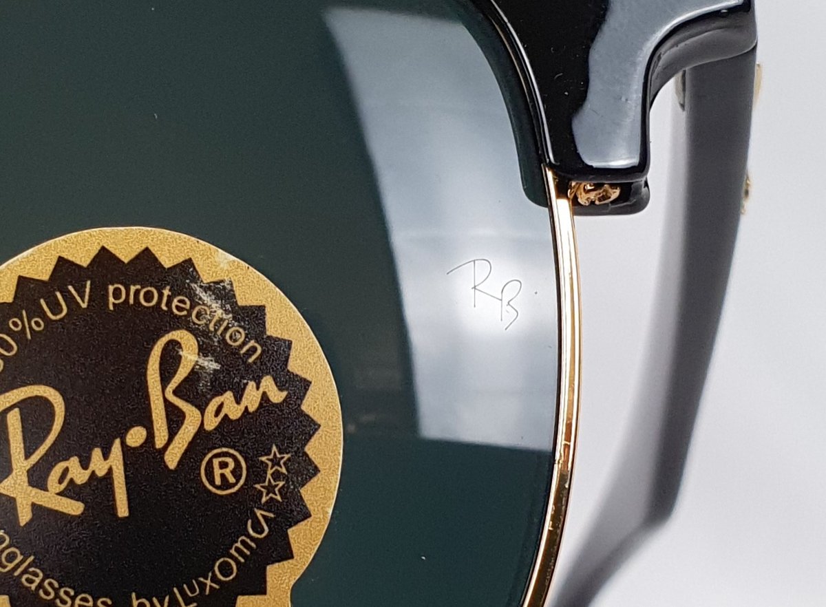 Ray-Ban Clubmaster RB3016 schwarz gold #3