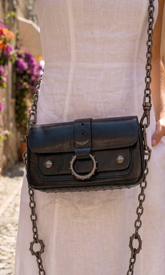 Zadig et Voltaire Clutch schwarz mit Dustbag #4