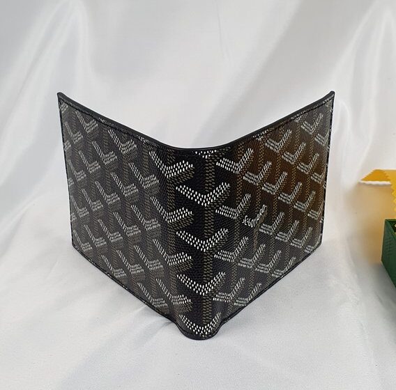Goyard Geldbörse schwarz Chevron mit Box #3