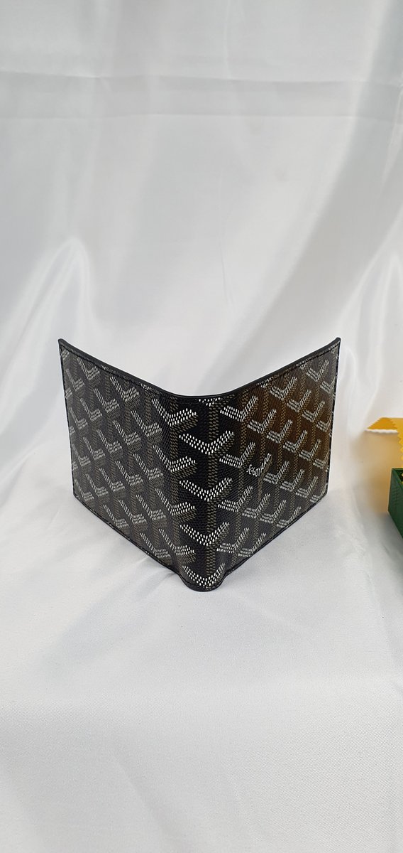 Goyard Geldbörse schwarz Chevron mit Box #3