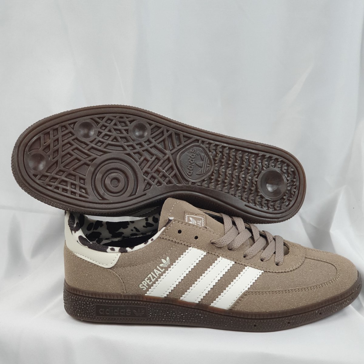 Adidas Handball Spezial Beige/Kuhfell-Print #3