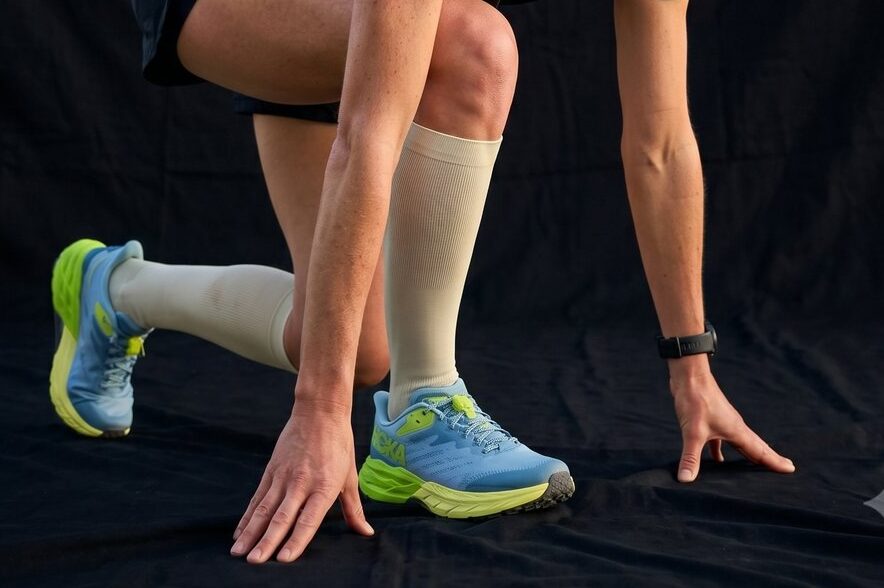 HOKA Running Sneaker Hellblau/Neongelb #3