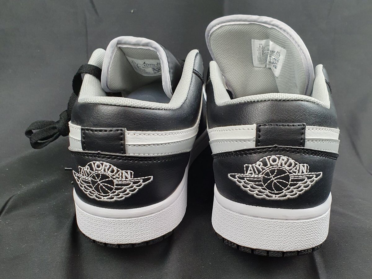 Air Jordan 1 Mid Schwarz/Weiß/Grau #3