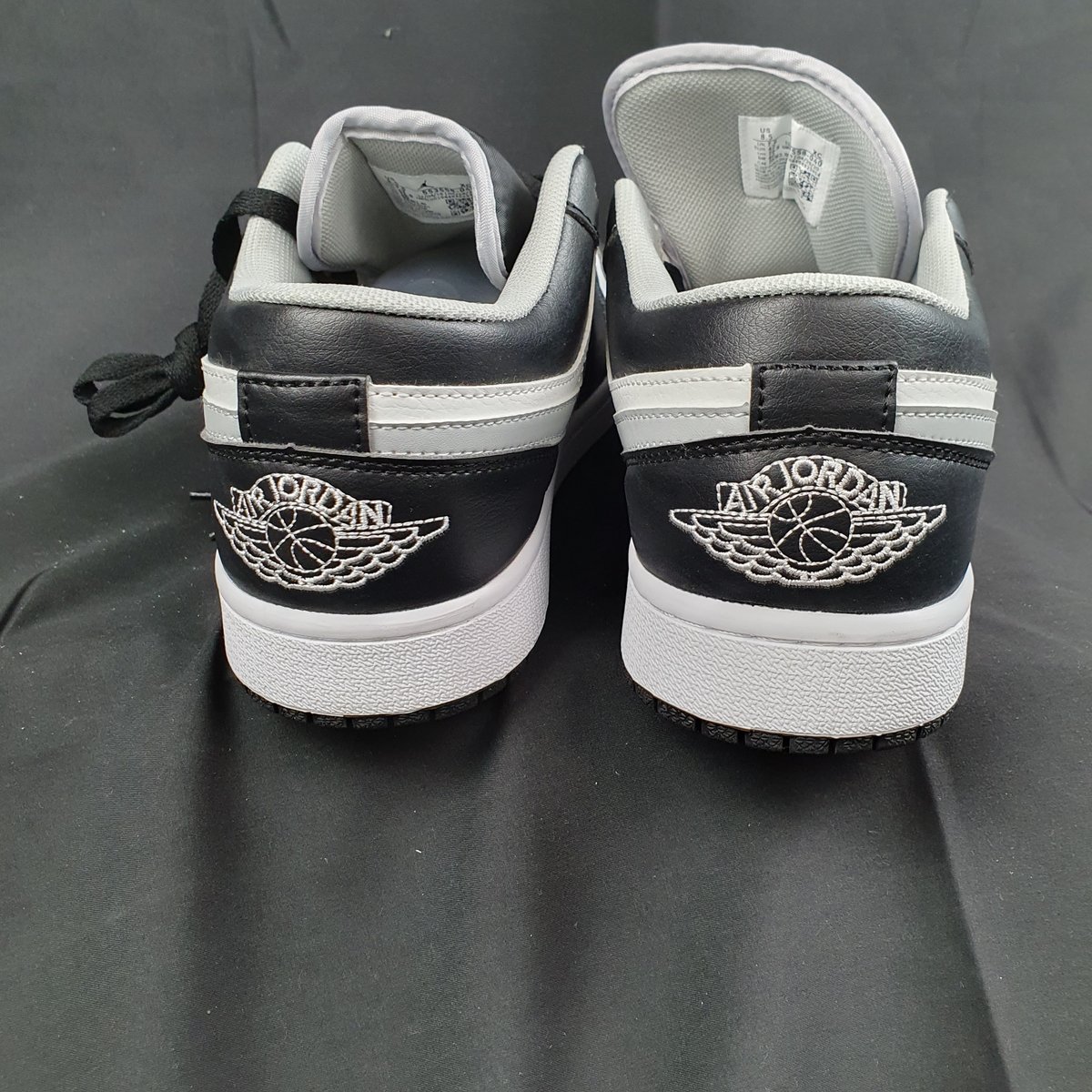 Air Jordan 1 Mid Schwarz/Weiß/Grau #3