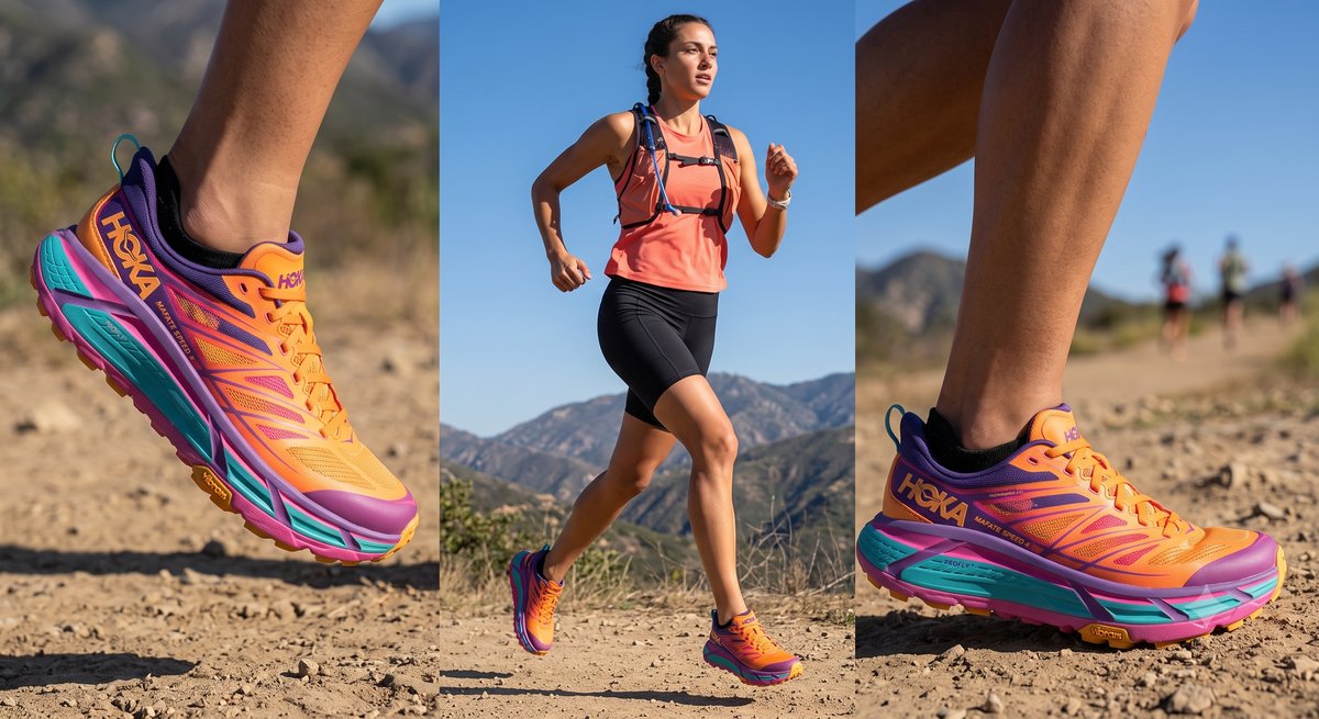 Hoka Mafate Speed 4 Orange/Pink/Lila #3