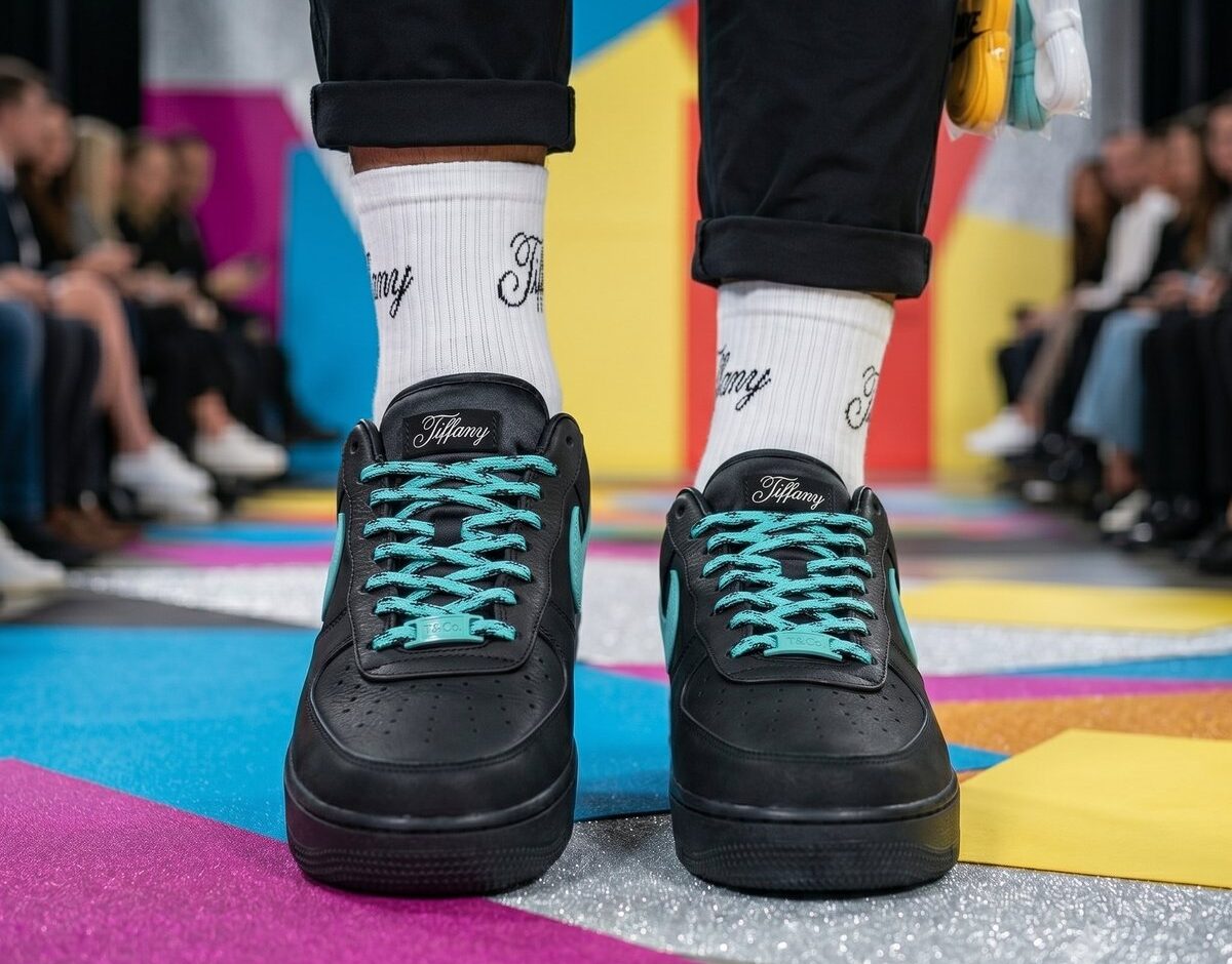 Nike Air Force 1 Low x Tiffany & Co. Schwarz/Teal #3