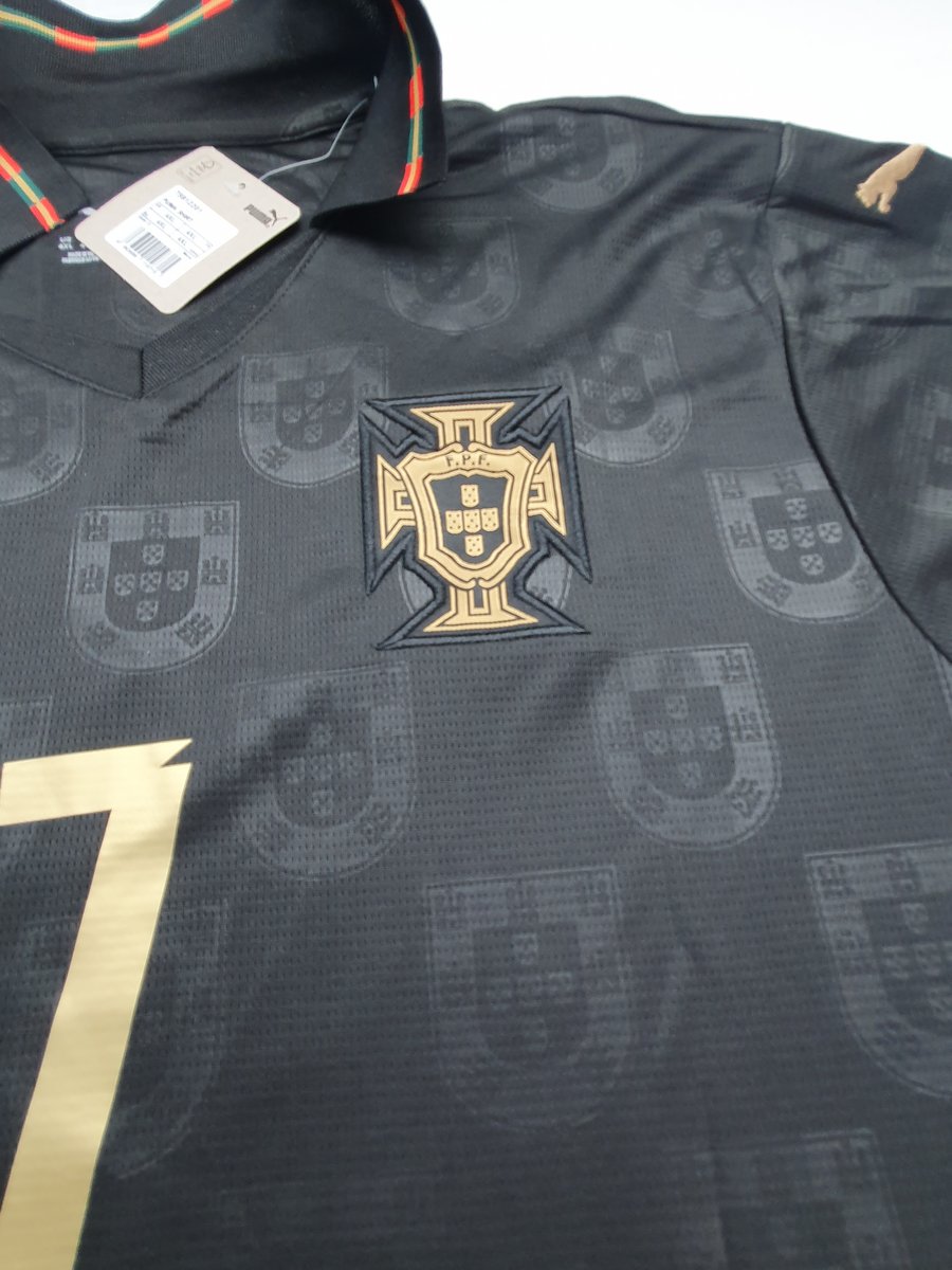 Portugal Puma Pantera Negra #7 Schwarz/Gold #3