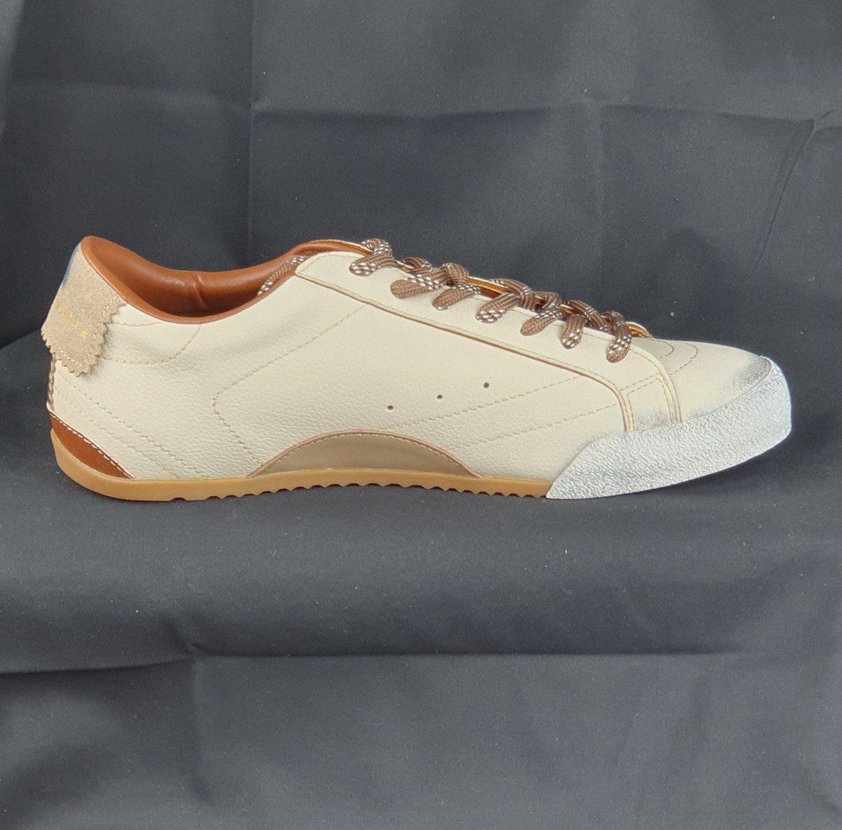 Golden Goose True Star Leder-Sneaker creme/weiß #6