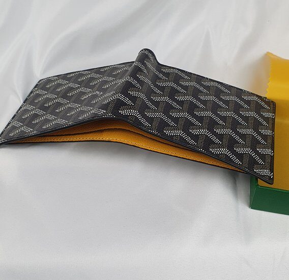 Goyard Geldbörse schwarz Chevron mit Box #4