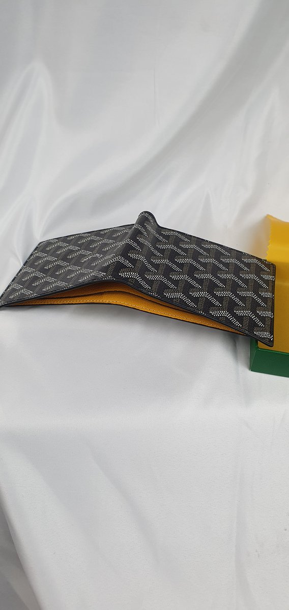 Goyard Geldbörse schwarz Chevron mit Box #4