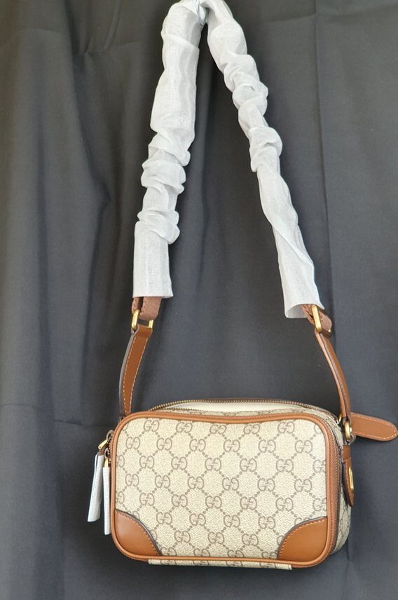 Gucci GG Supreme Messenger Bag beige braun #4