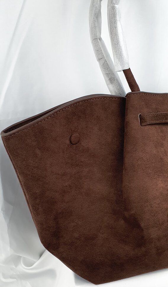 DeMellier London Tasche Braun Suede #6