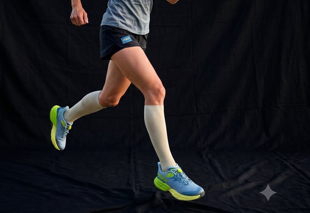 HOKA Running Sneaker Hellblau/Neongelb #4