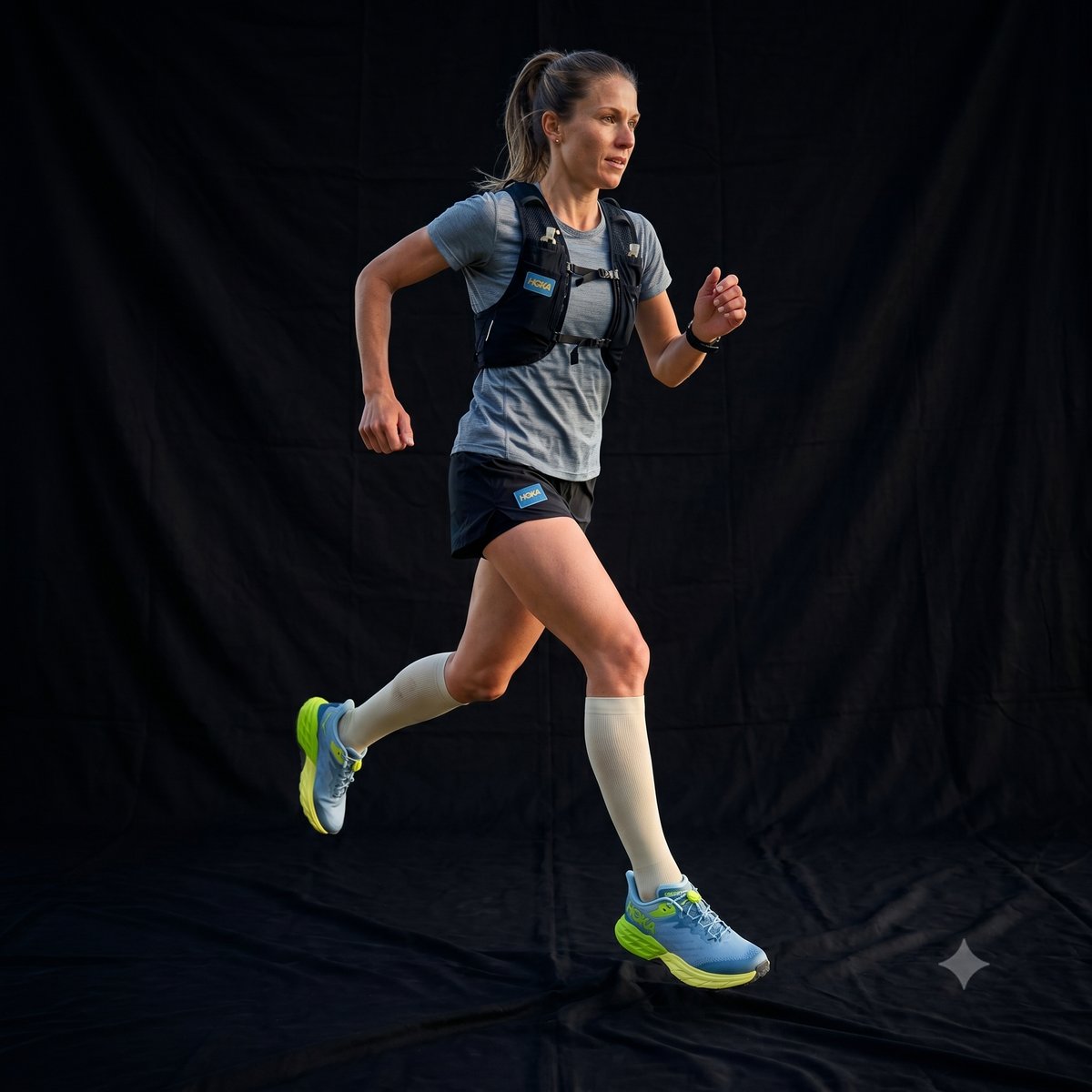 HOKA Running Sneaker Hellblau/Neongelb #4