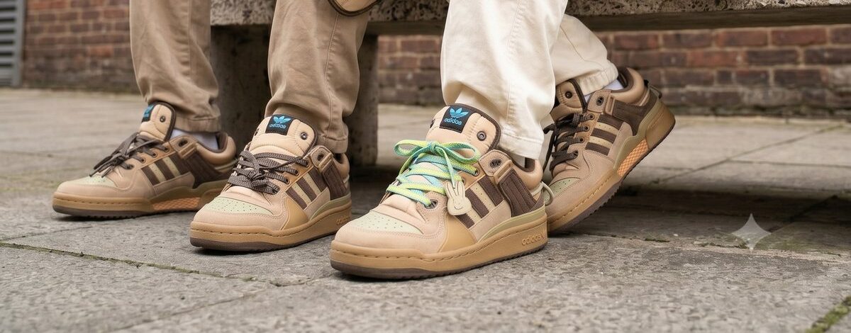 Adidas Forum Low x Bad Bunny Tan/Tropical #4