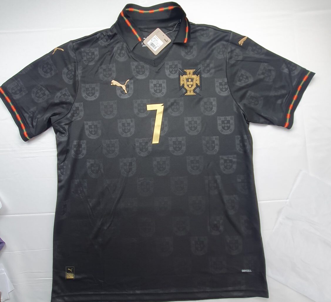 Portugal Puma Pantera Negra #7 Schwarz/Gold #4