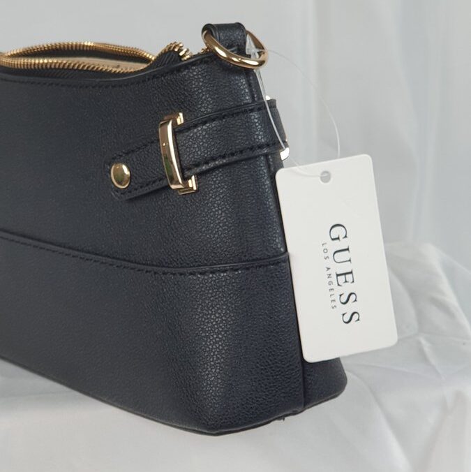 Guess Crossbody Bag Schwarz Gold-Hardware #4