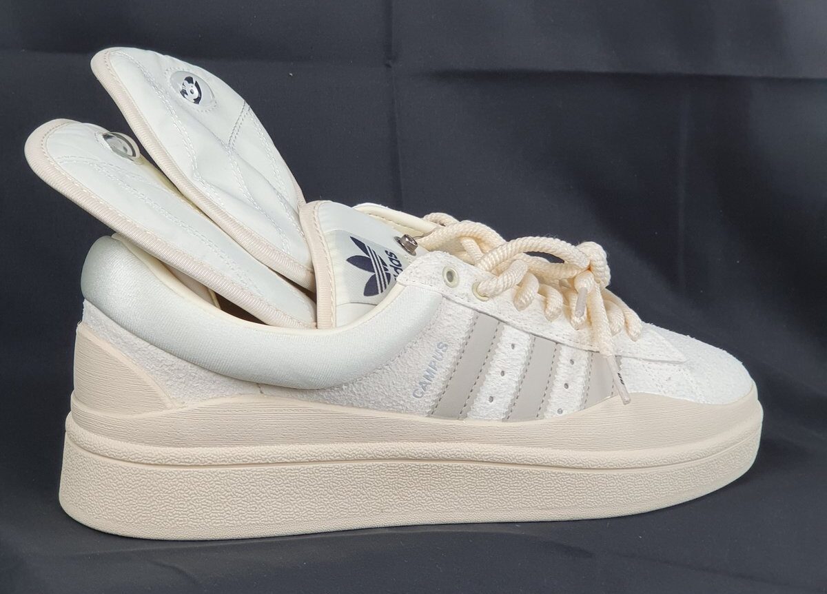 Adidas Campus Bad Bunny 00s Cremeweiß/Grau #5