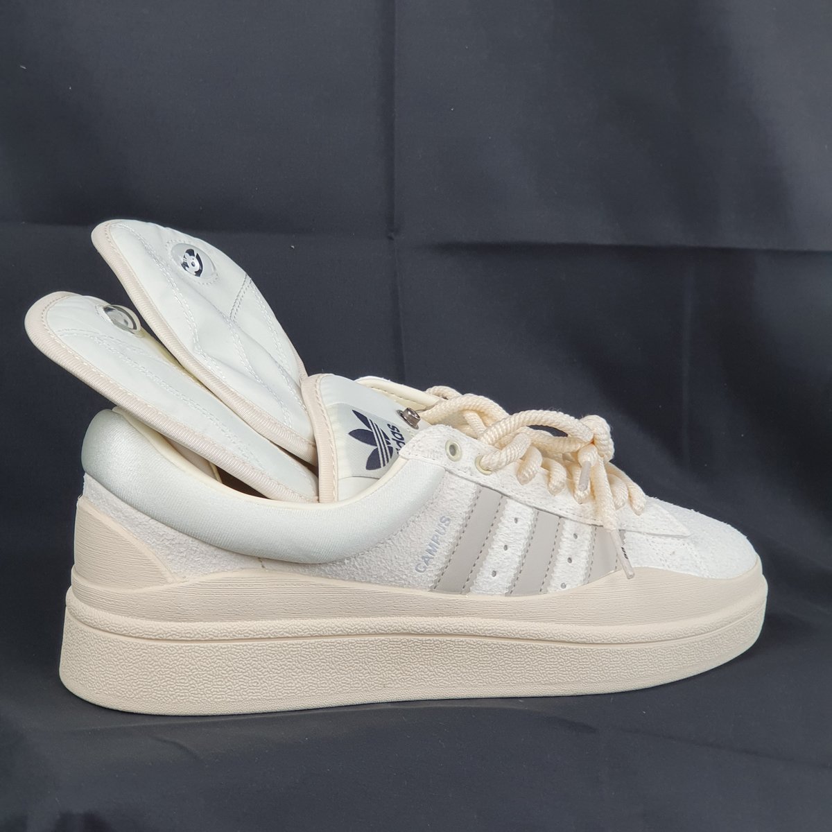 Adidas Campus Bad Bunny 00s Cremeweiß/Grau #5