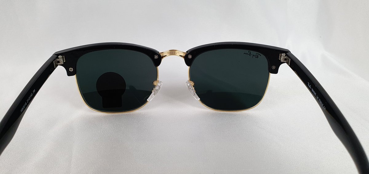 Ray-Ban Clubmaster RB3016 schwarz gold #5