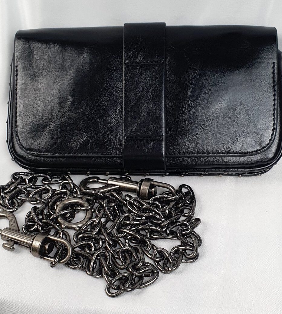 Zadig et Voltaire Clutch schwarz mit Dustbag #6
